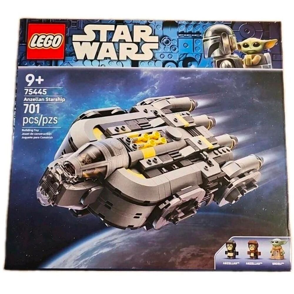 LEGO 75445 Star Wars The Mandalorian and Grogu Anzellan Starship New In Box